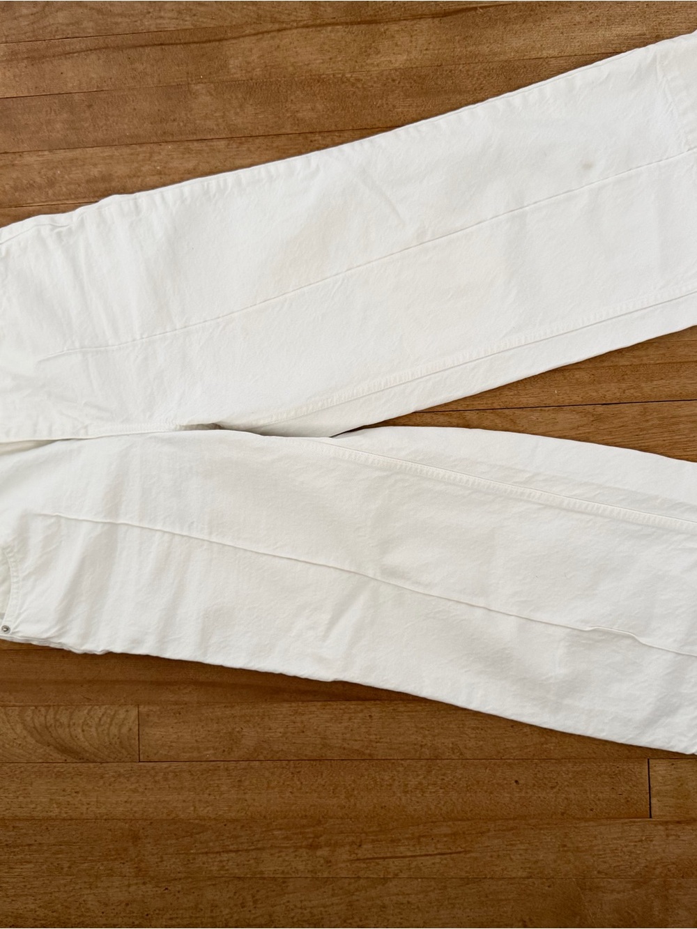 Zara White Wide Leg Jeans